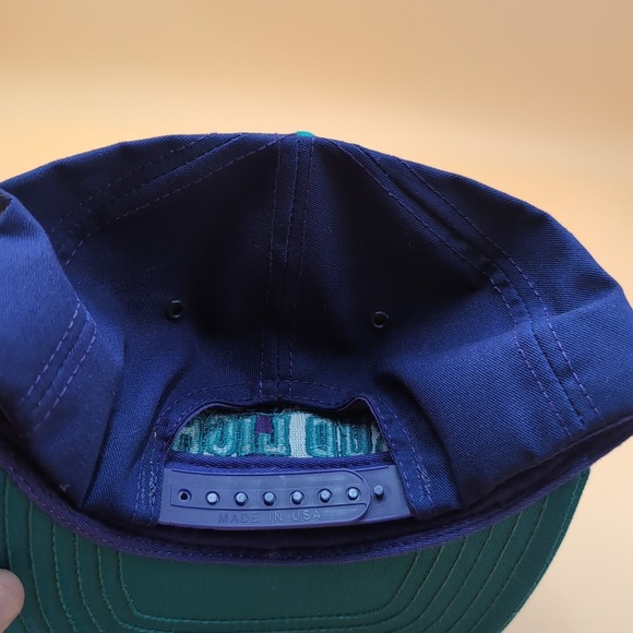 Vtg Purple Teal " Make It‎ A Bud Light" Hat One Size Fits All USA Snapback NWOT - Picture 3 of 13